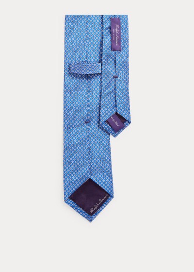 Men's Ralph Lauren Micro-Hexagon Silk Ties | 572816DYK